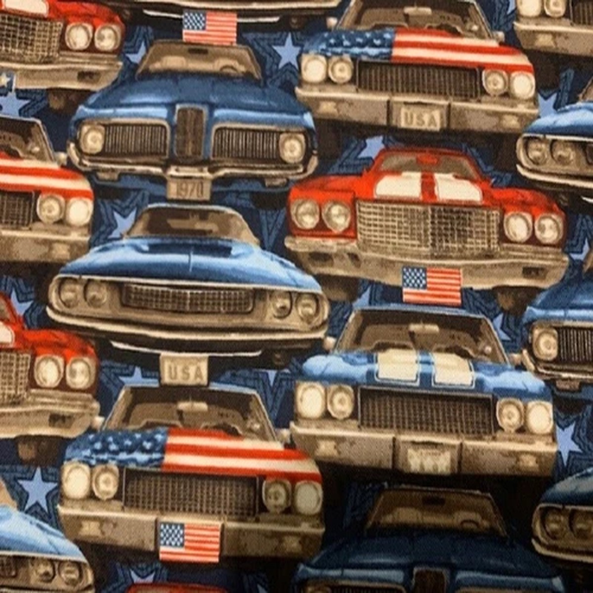 AMERICAN MUSCLE Fabric by Studio E-by the Yard-100% Cotton-NEW!