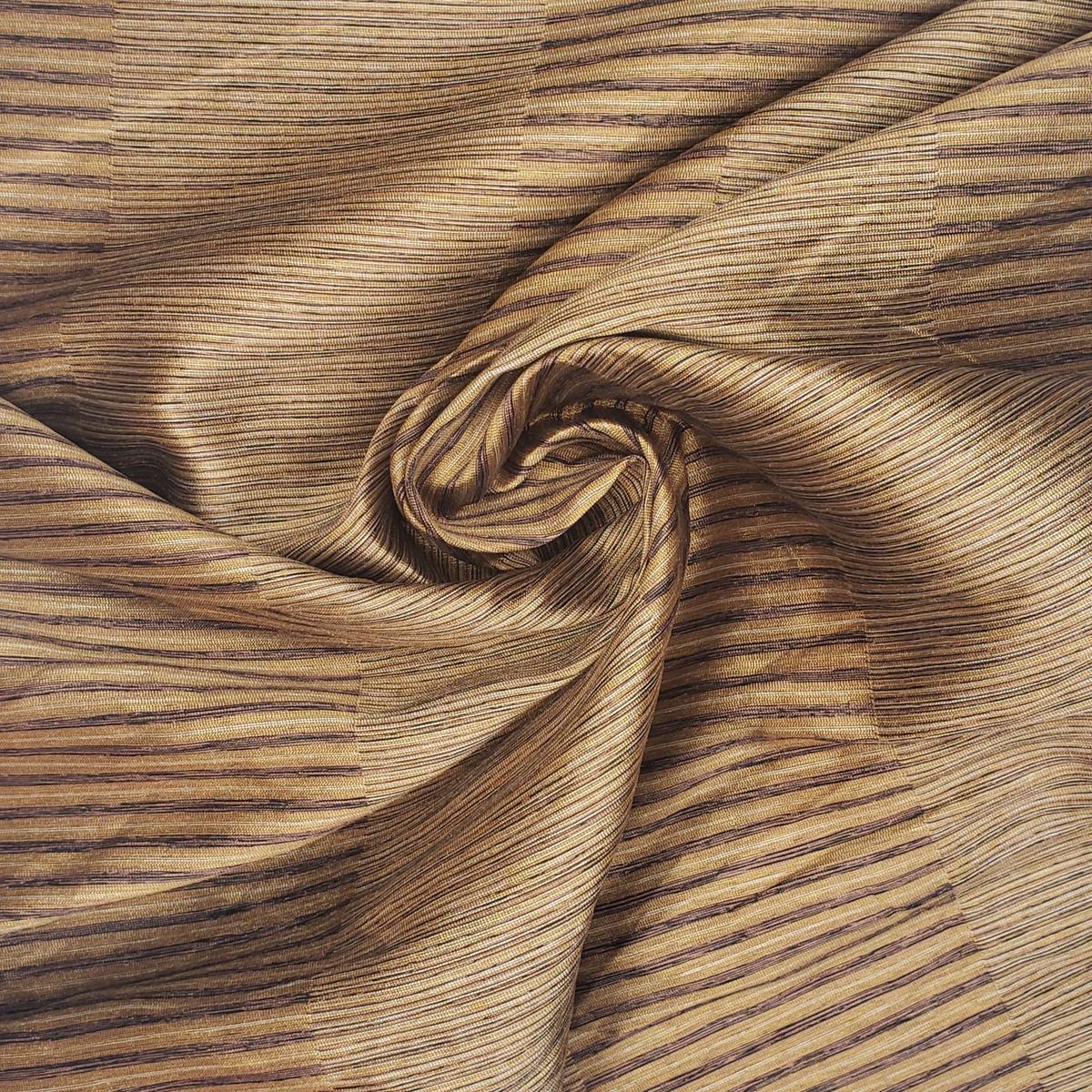 Couch Conversations - Poly Woven - Beige/Brown Short Stripes - 1.7M Bundle