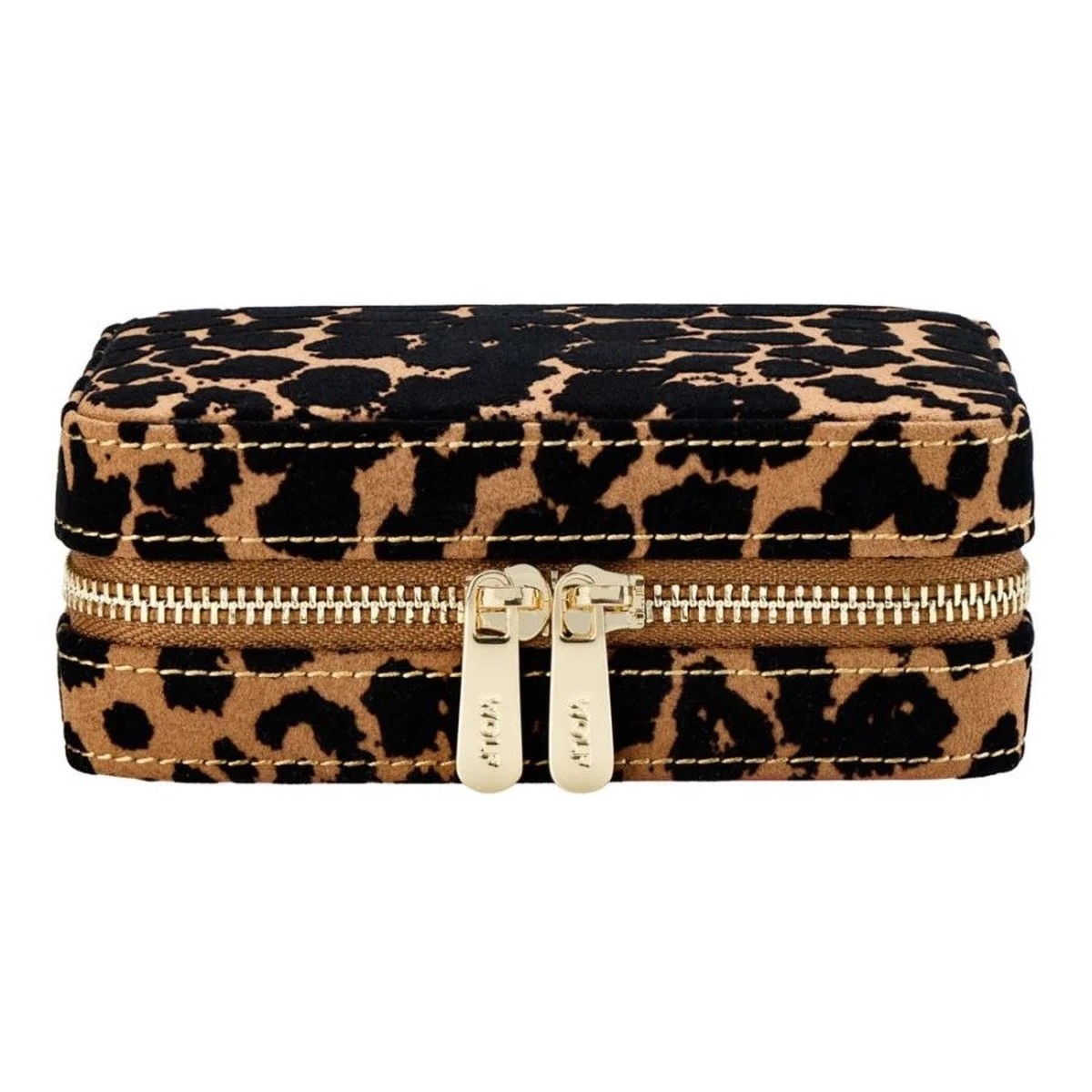 WOLF - Savanna Leopard Print Jewelry Zip Case