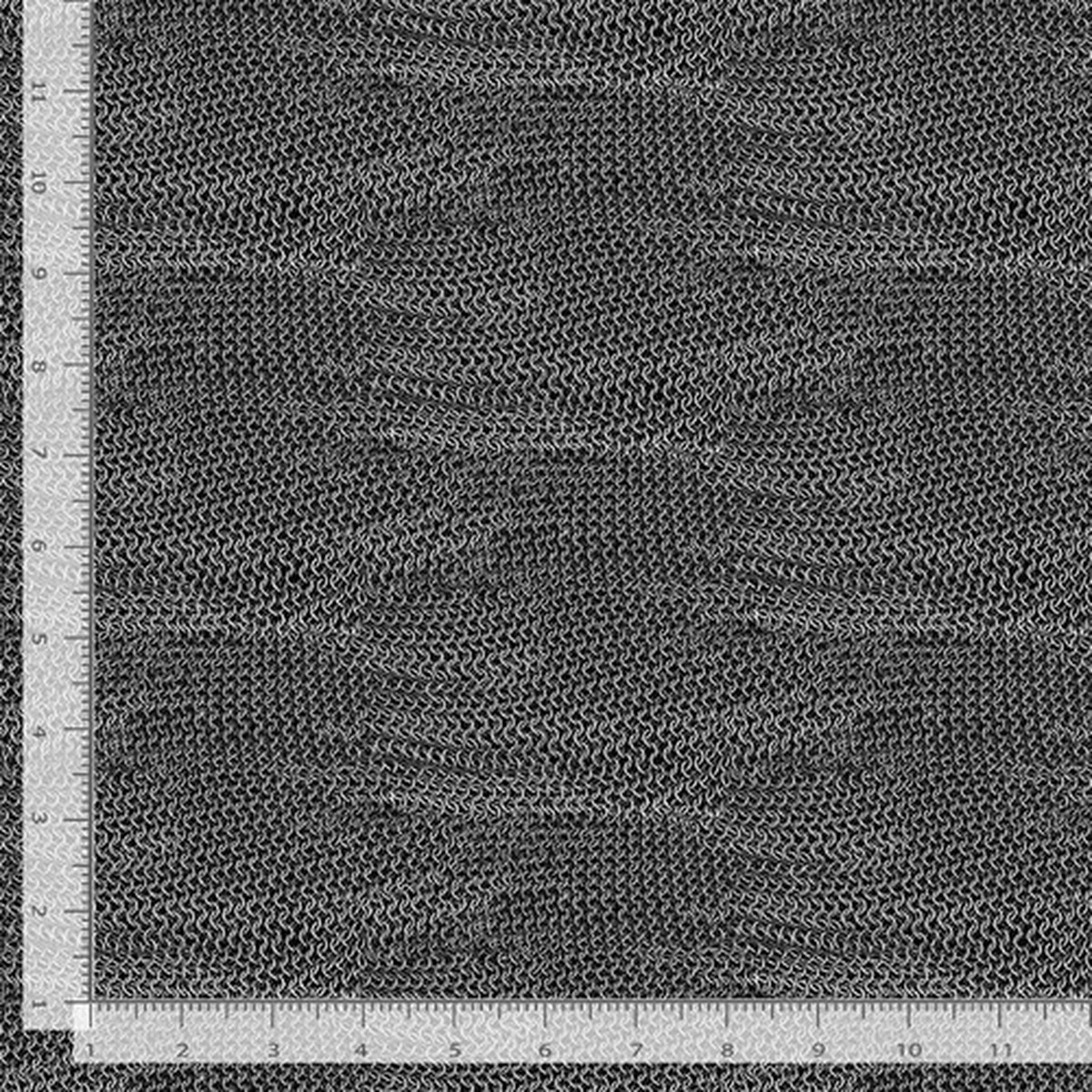 Fantasy Fabric | Dragon's Lair Chain Mail Print Gray | Timeless Treasures YARD