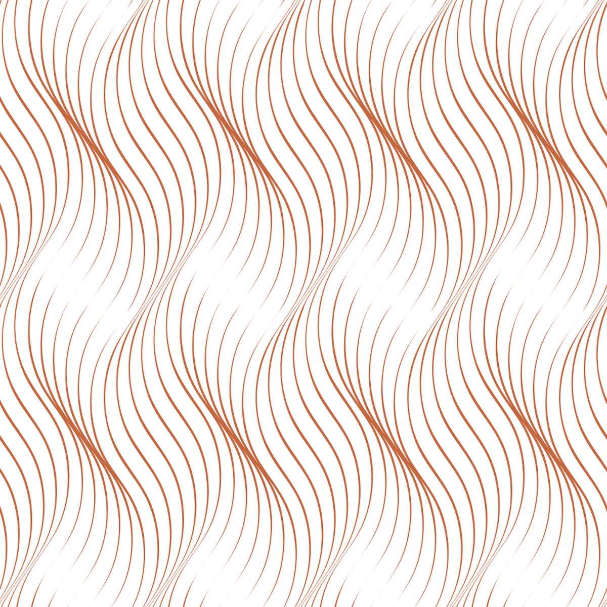 Endless Waves Fabric - Sienna