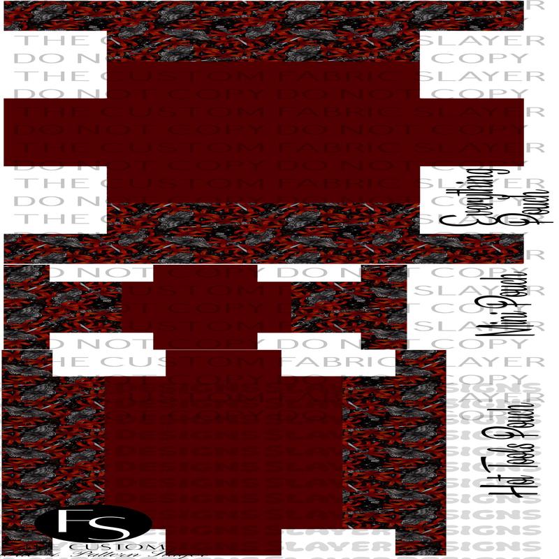 BOXYSET020 - Cut and Sew Boxy Pouch FABRICSLAYER - Preorder
