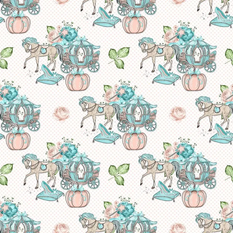 Fairytale Wonderland Pattern #5 Fabric