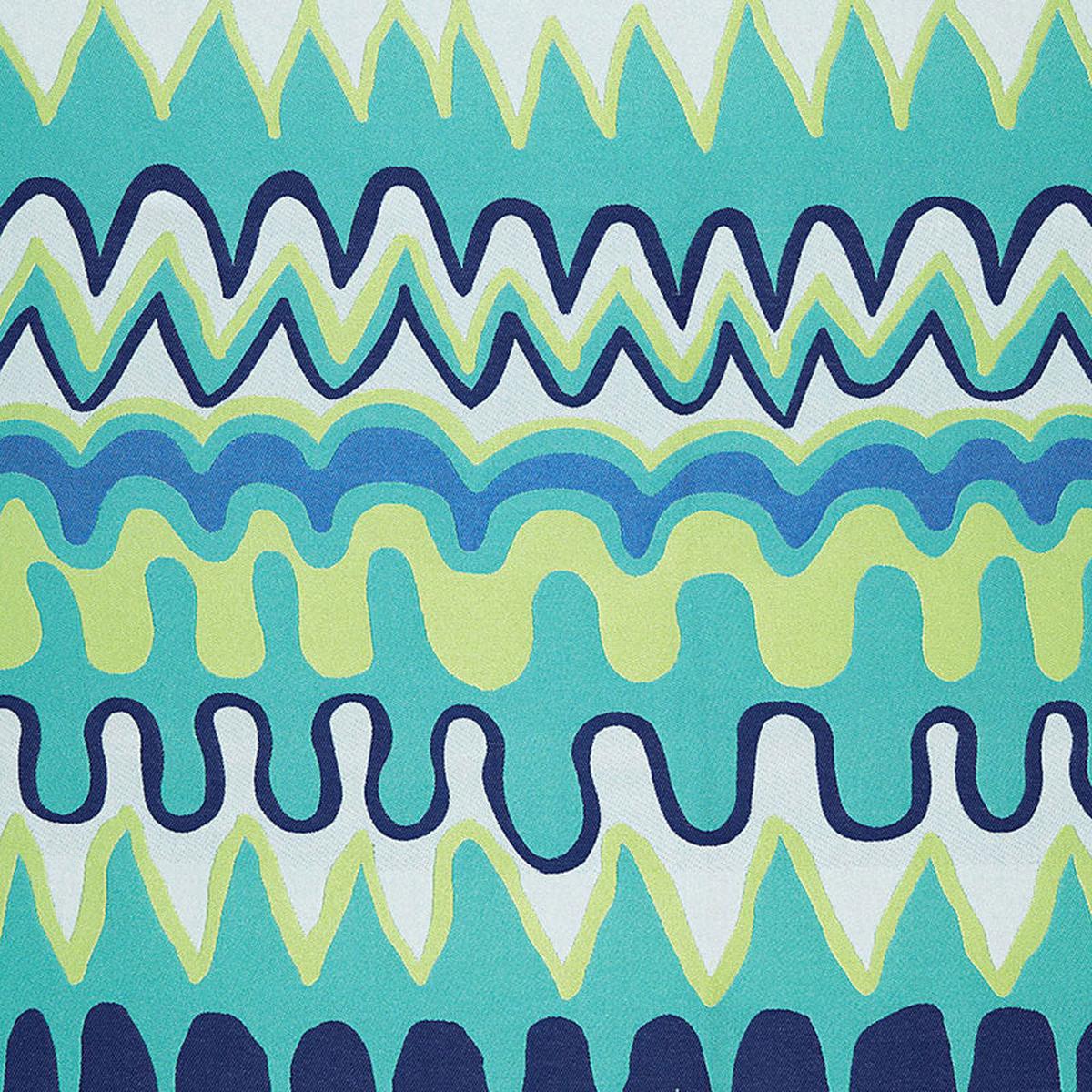 Zig Zag Weave Indoor Outdoor Laguna Fabric