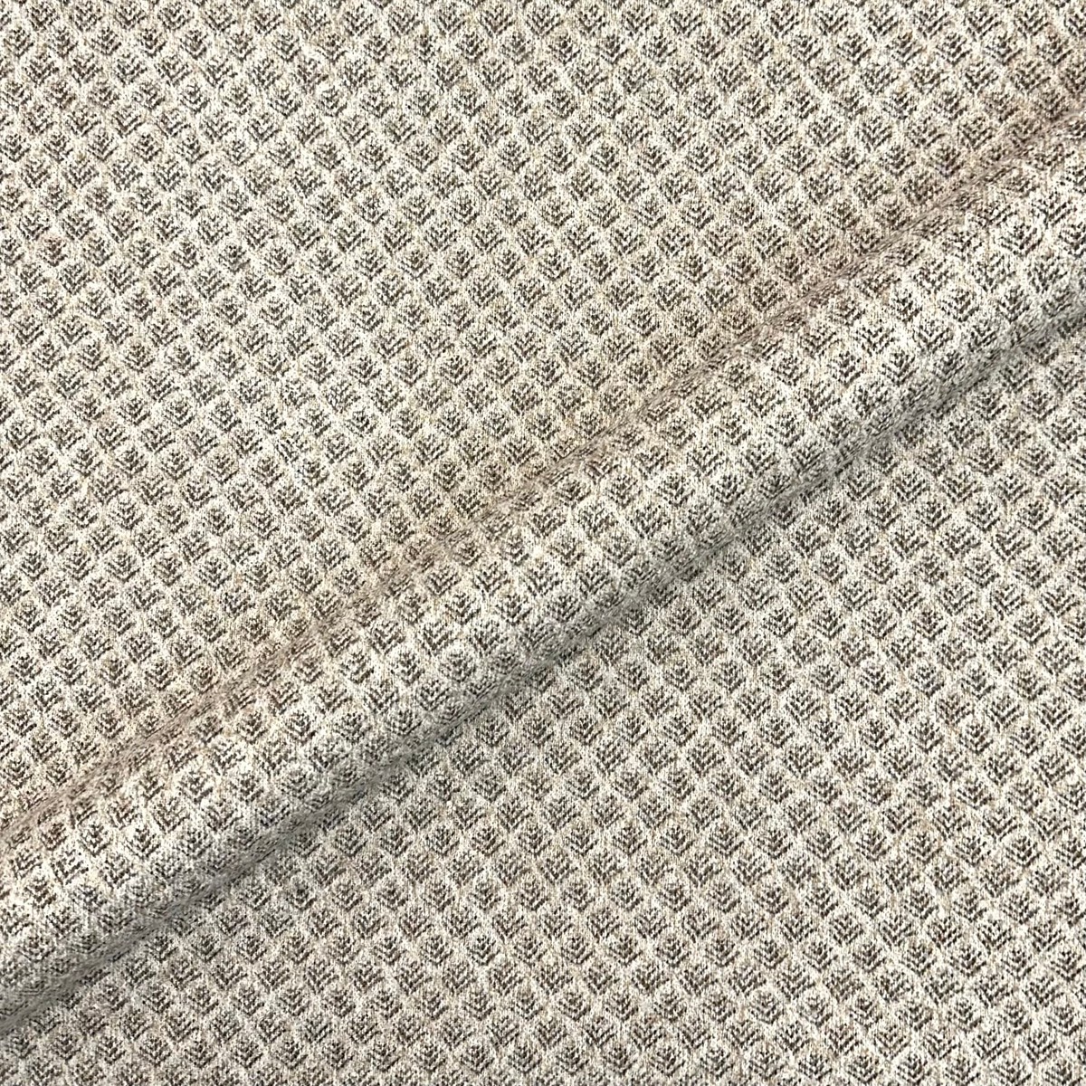 Wheat/Brown Grain Retro Jacquard Upholstery Fabric 55"