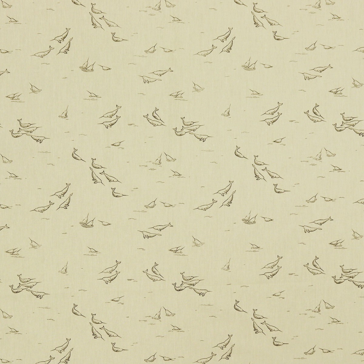 Arctic Tale Capsule Fabric Collection - Narwhal Dances