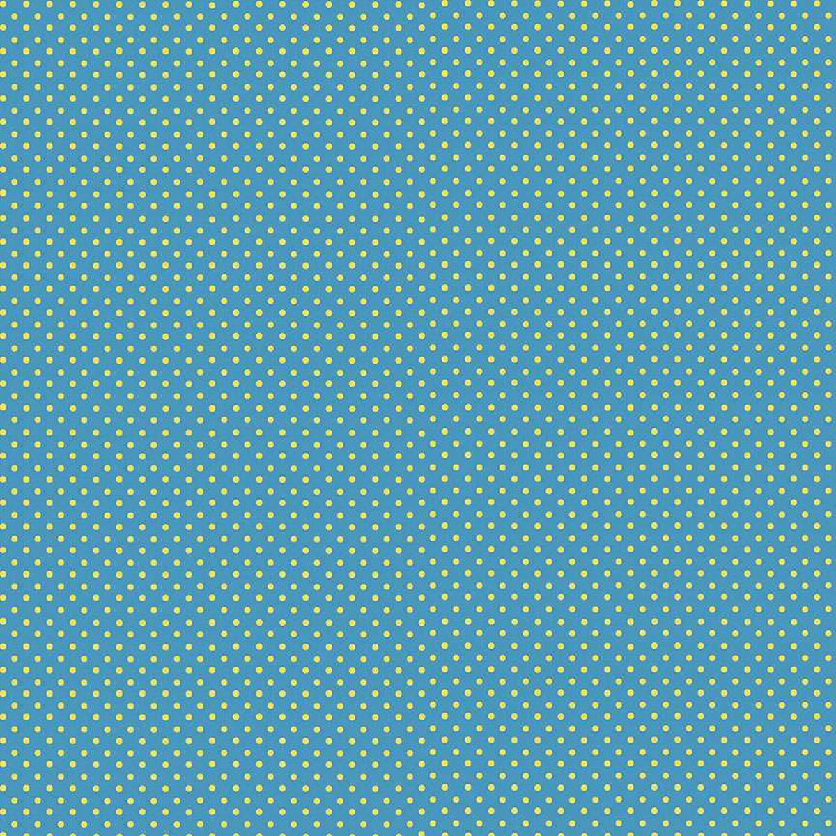 Makower 830 Spot - Yellow On Blue 830-BY