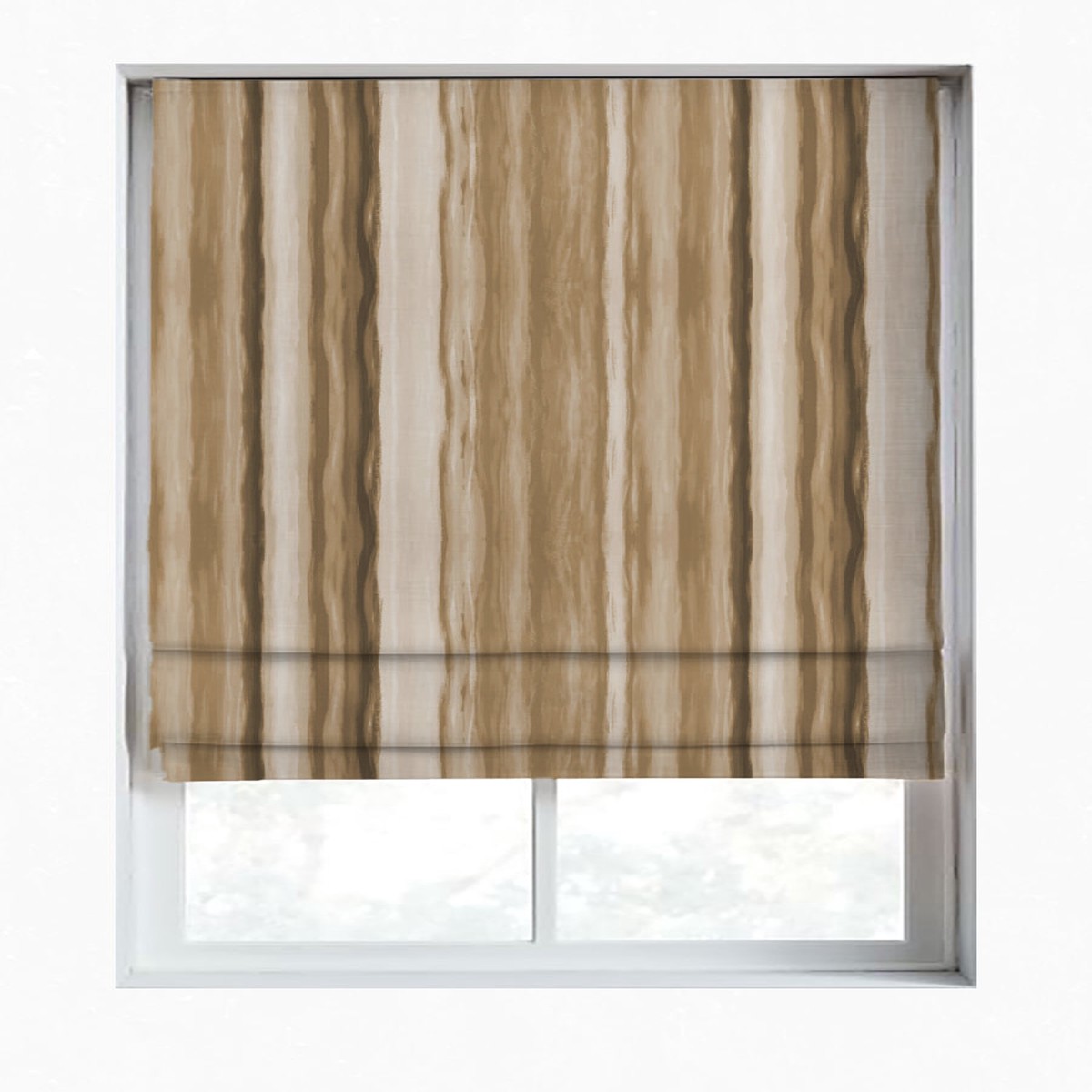 'Loving Blond' Fabric by the Metre (Brown/ Beige)