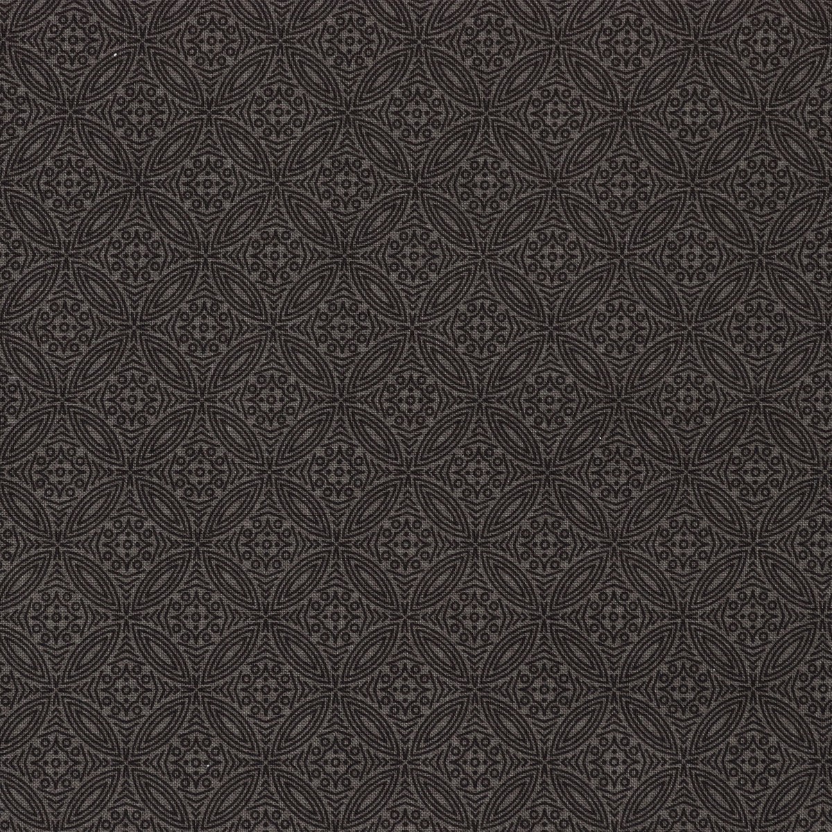 Benartex Transparency Medallion Fabric Collection - Charcoal