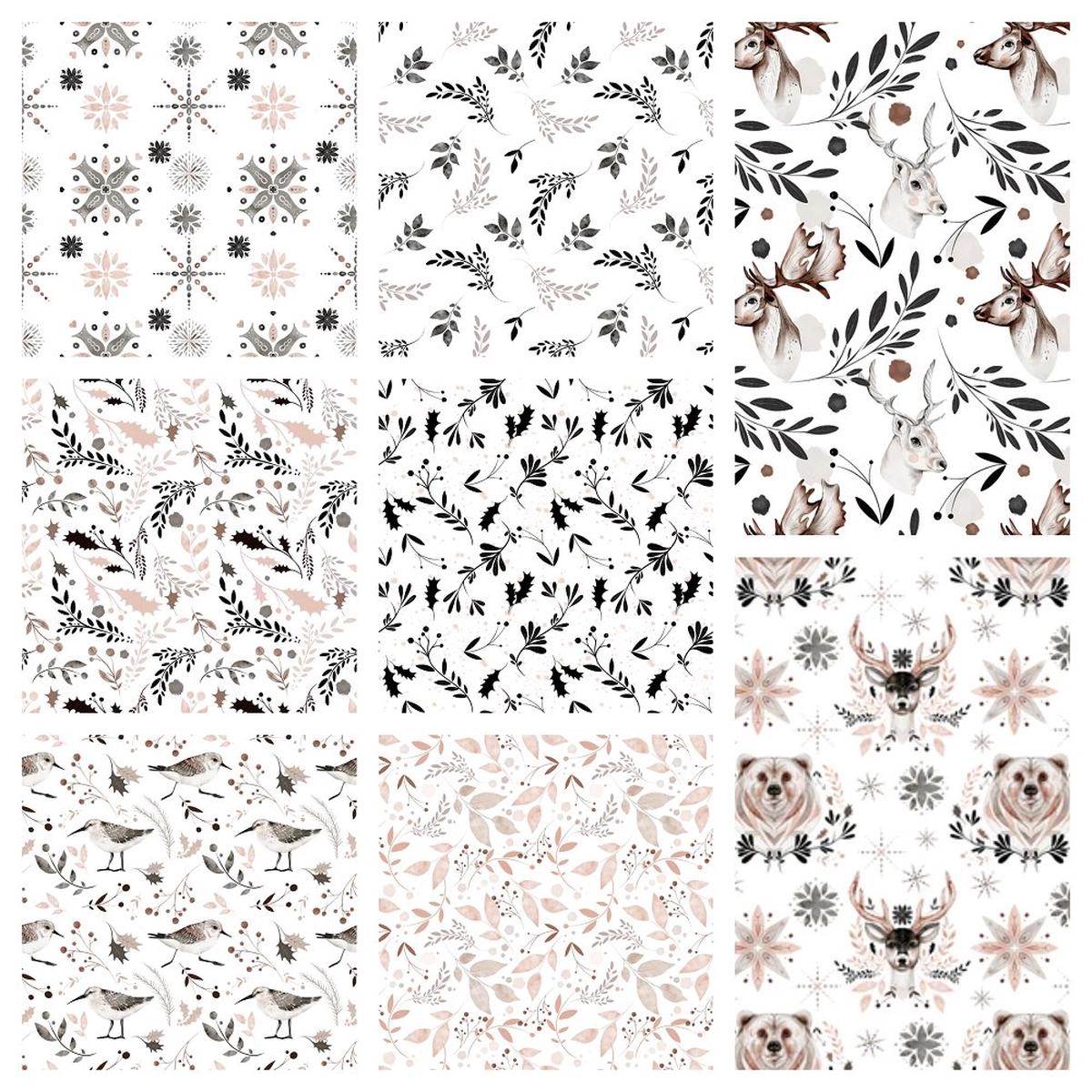 Northern Woods Fabric Collection - 1 Yard Bundle