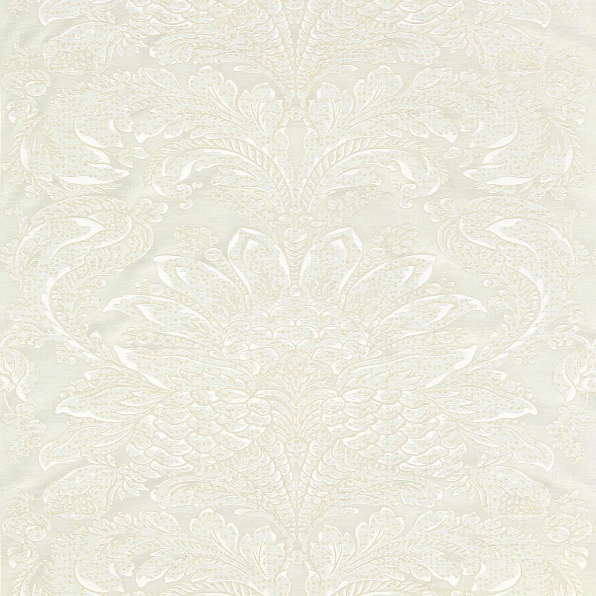 SCALAMANDRE CARLOTTA DAMASK FABRIC MINERAL - SC 000327081 NEW SKU # SC270810003