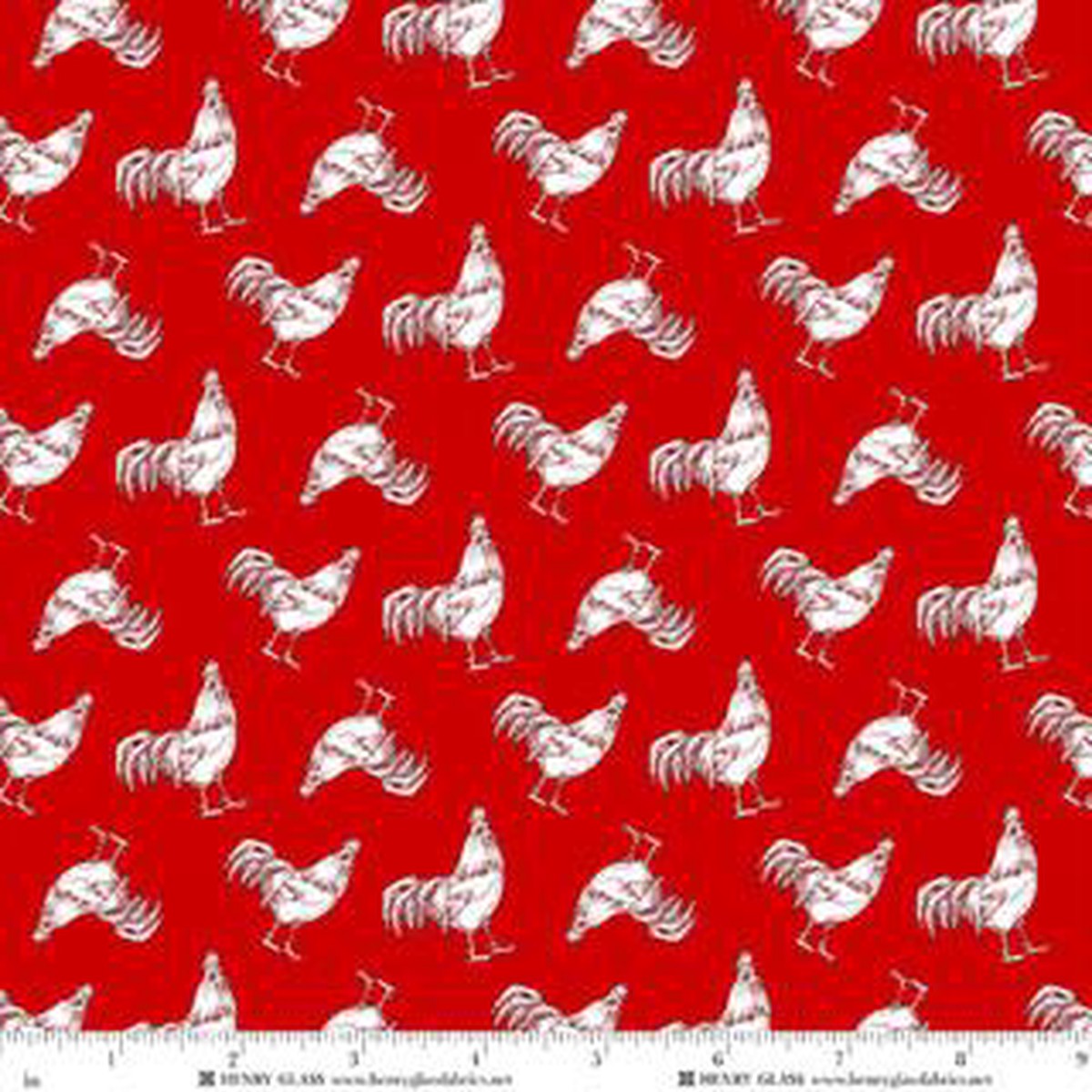 Henry Glass Green Acres, 2499-80, Red,
