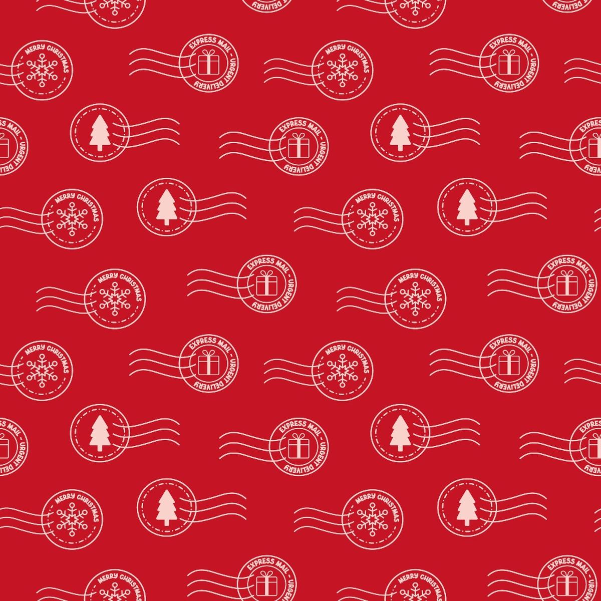 Letters to Santa Pattern 7 Quilting Cotton Fabric