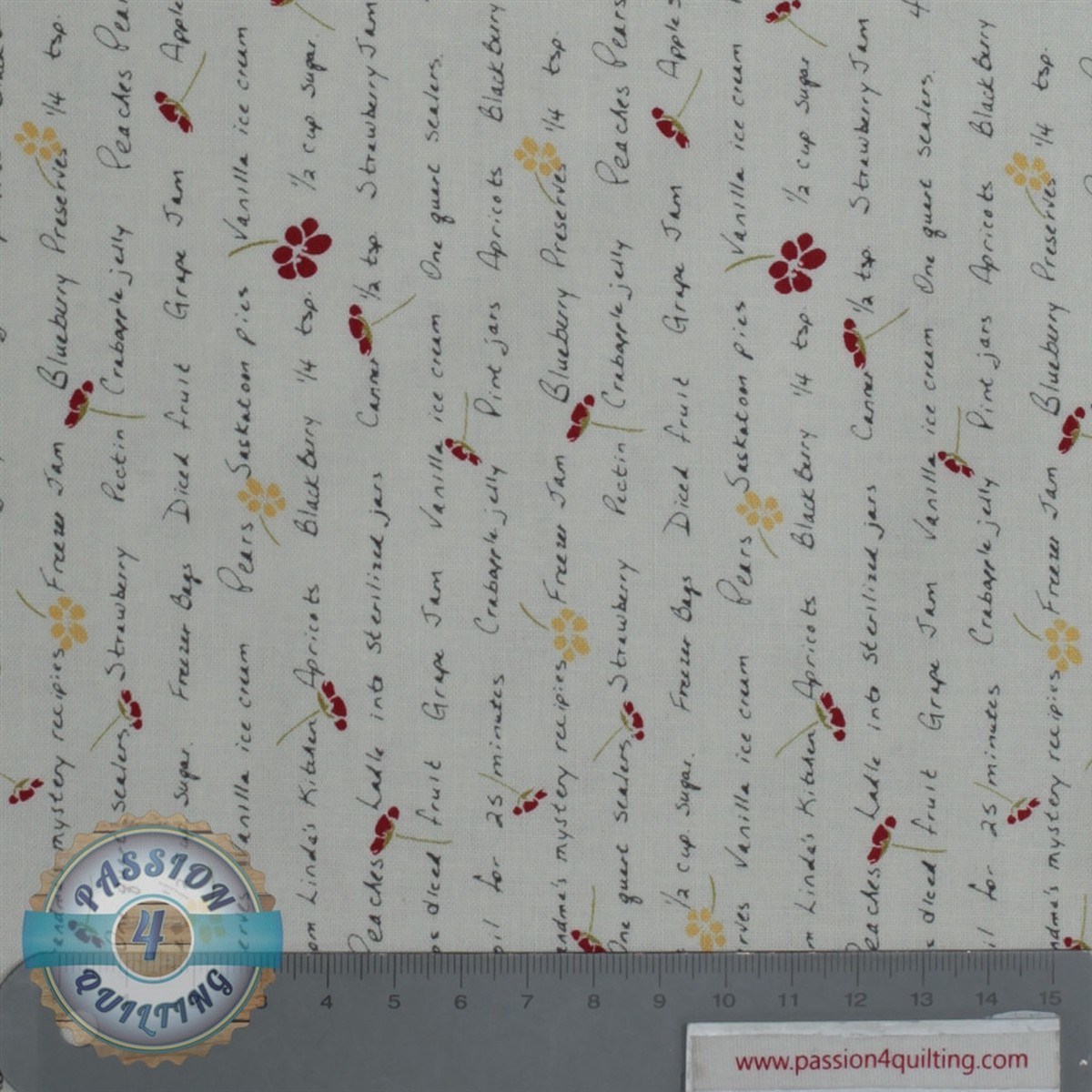 Vintage Berries 16110 white per 25 cm
