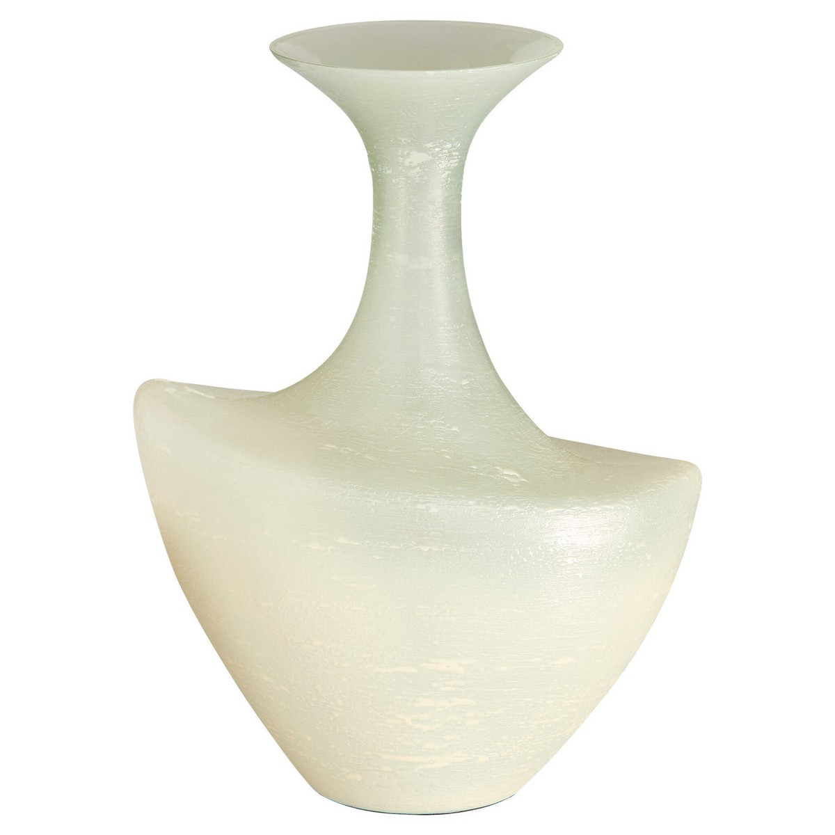 Large Taku Bottle Vase in Icy Teal by Cyan Design