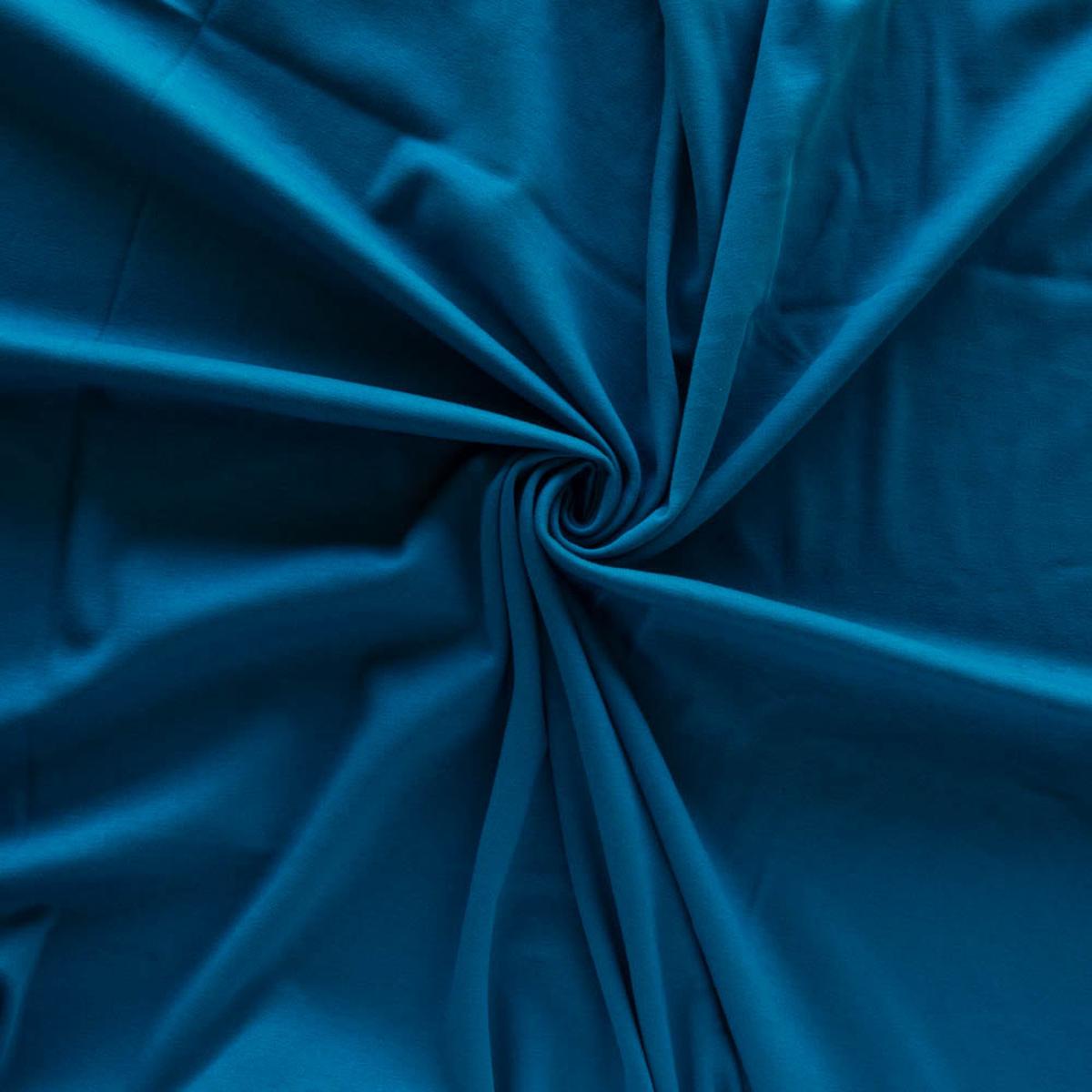 Organic Interlock Knit Solids - Abyss