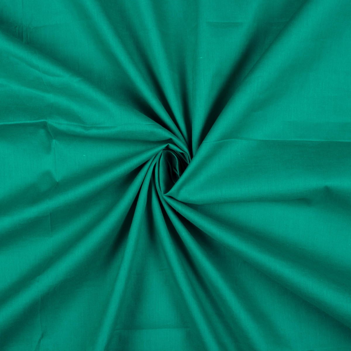 Pine Green Plain Cotton Cambric Fabric