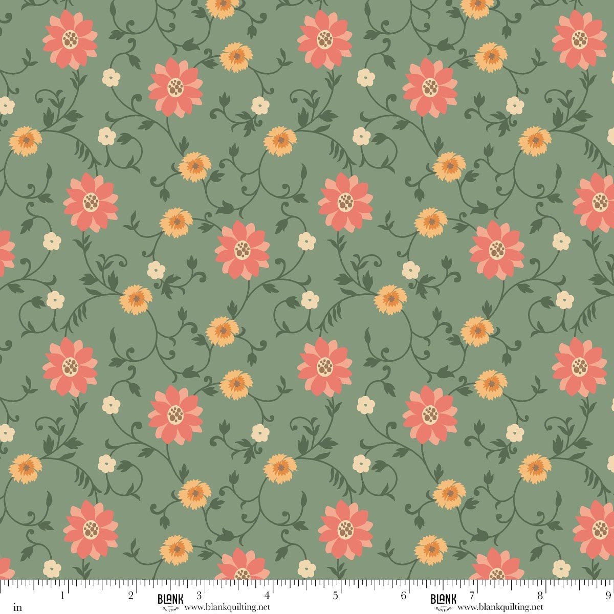 Maple & Marigolds Light Green 4856-60