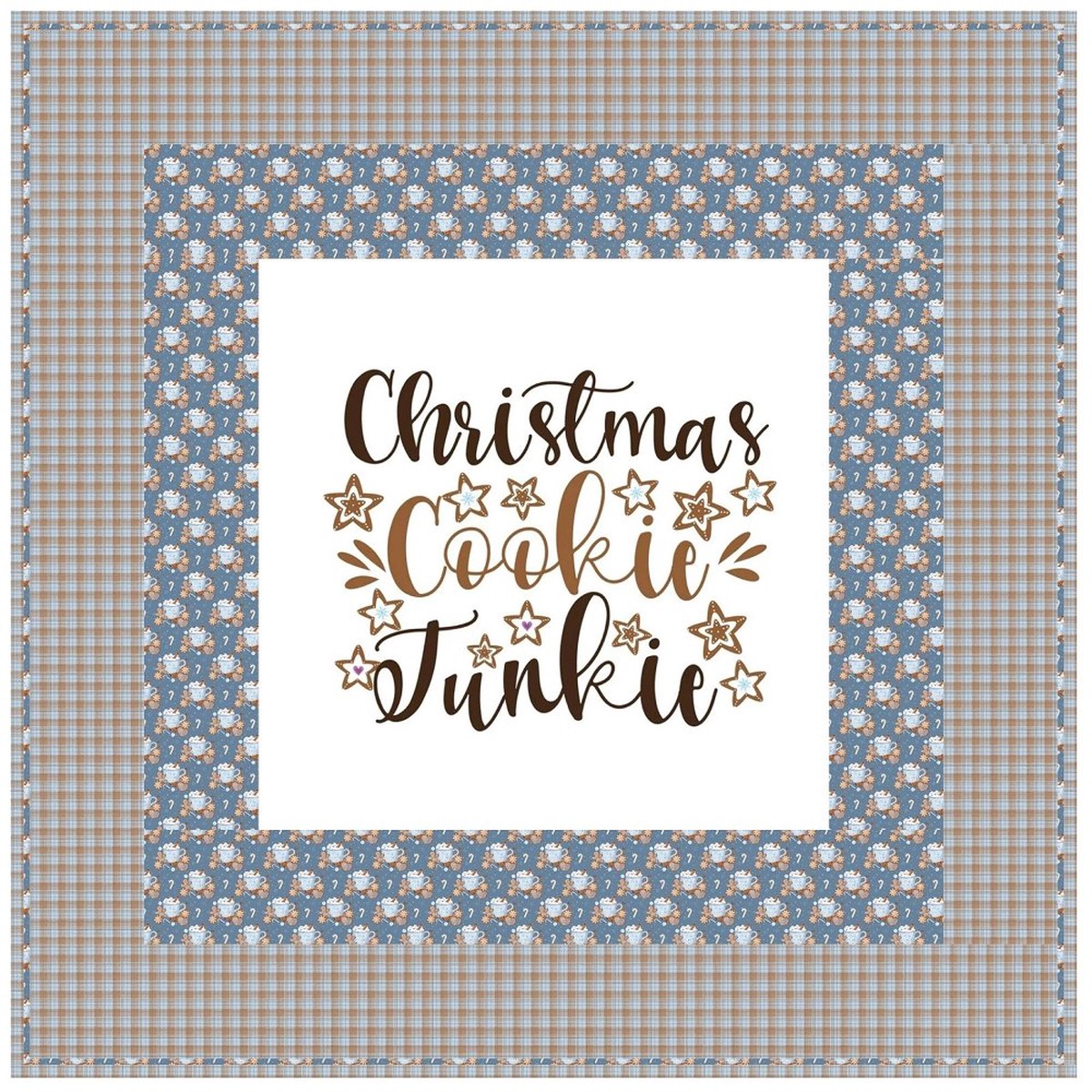 Christmas Cookie Junkie Wall Hanging 42 x 42