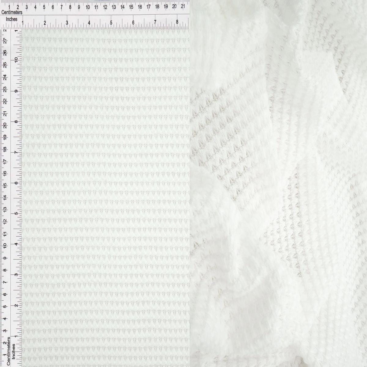 Solid Stretch Knit Fabric - KNT4190 - IVORY