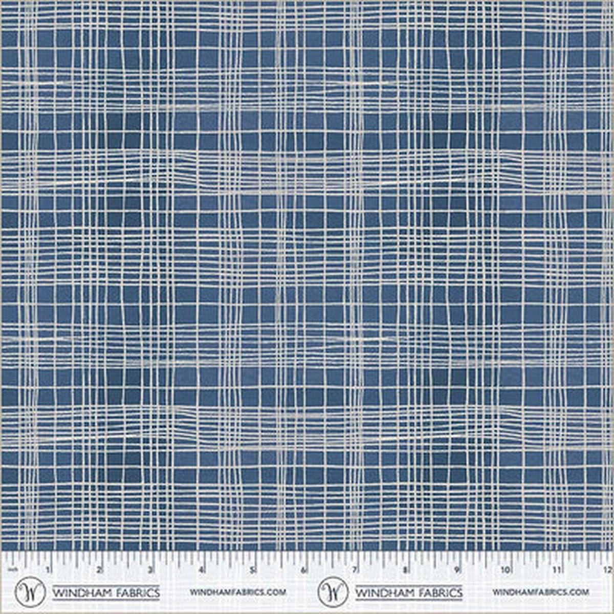 String Theory Plaid Clueprint Cotton 43/44 Fabric Per Yard