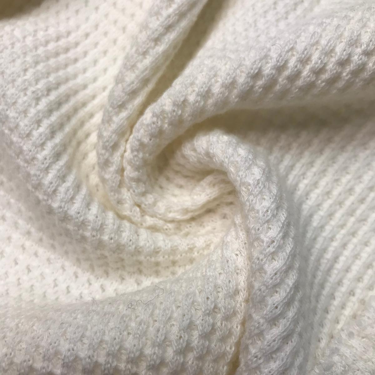 Morning Snack - Waffle Knit Cotton Knit - Cream - Bundles