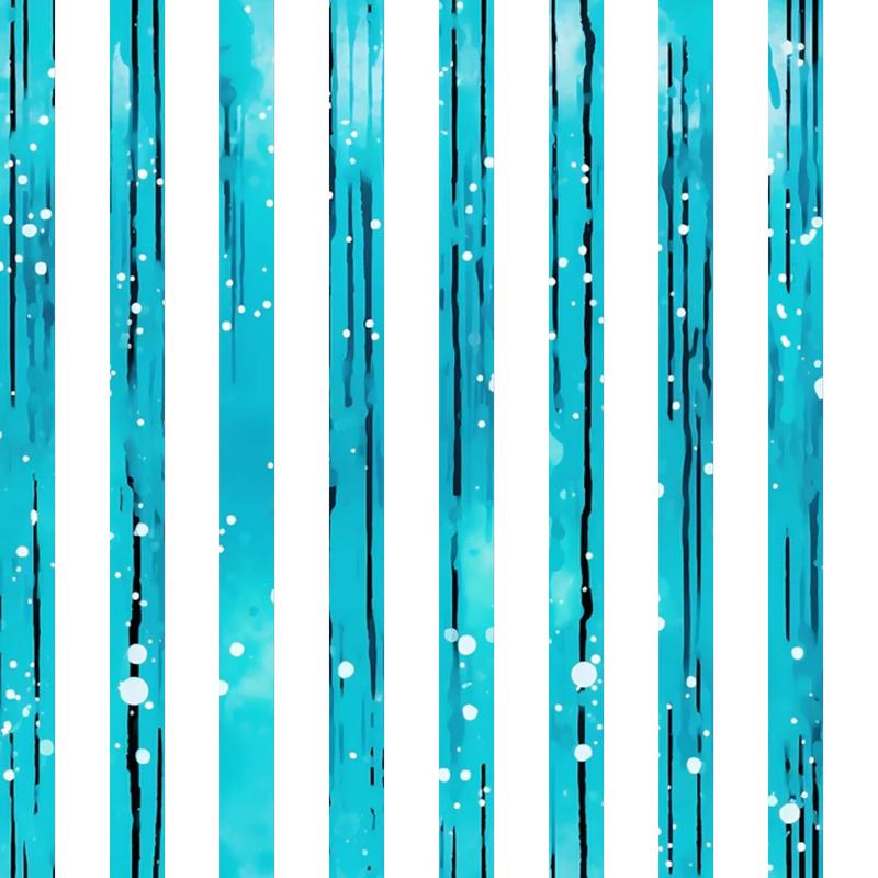 Dripping Turquoise Liquid Pattern 22 Quilting Cotton Fabric