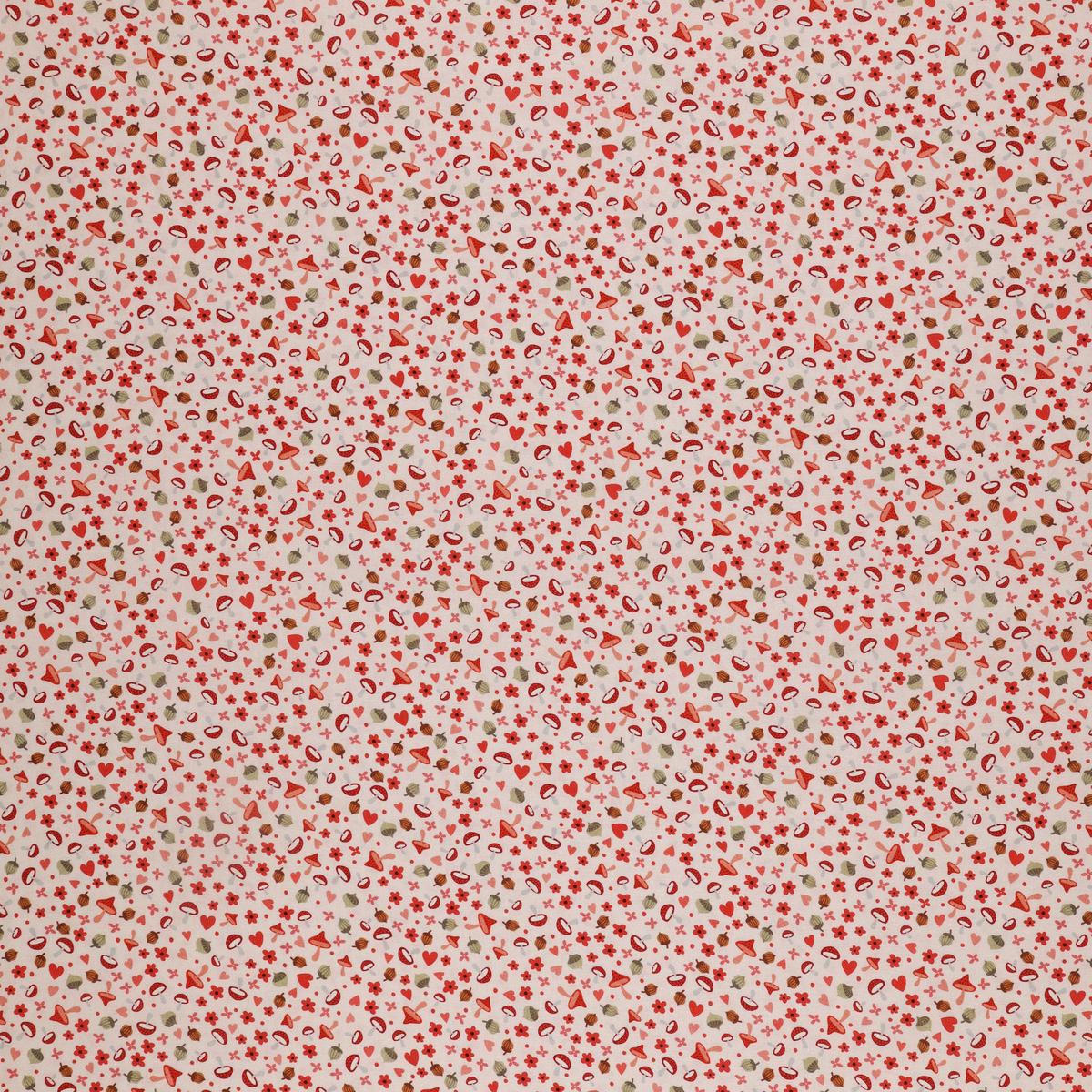 So Charming Fabric Collection - Mushroom Love Pink