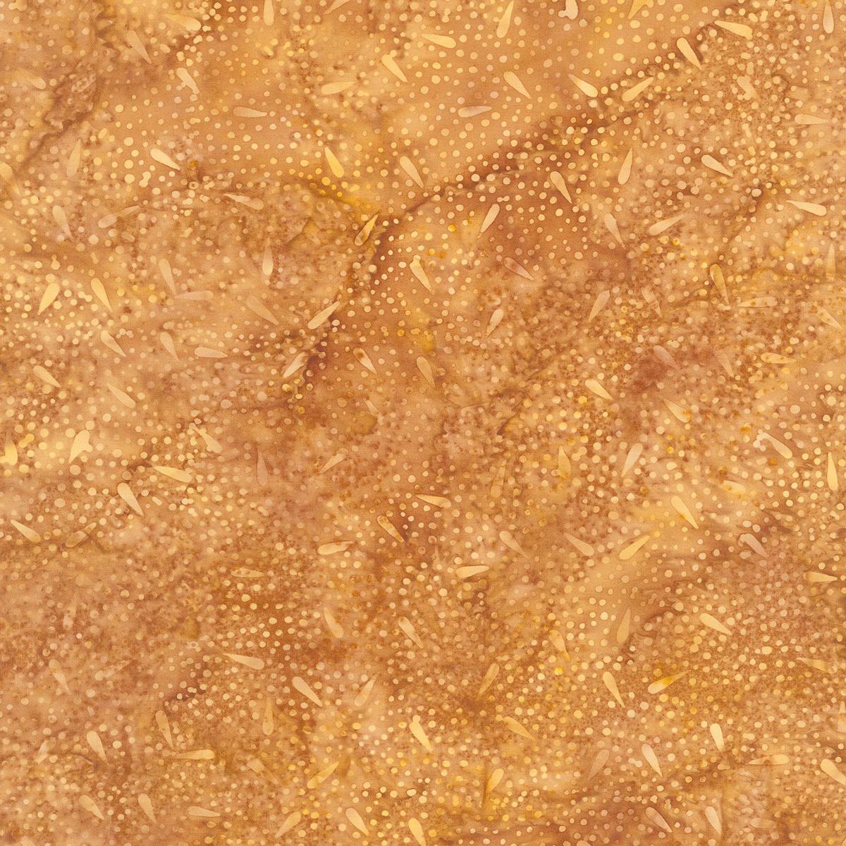 Twilight Batiks - Petals Ochre Yardage