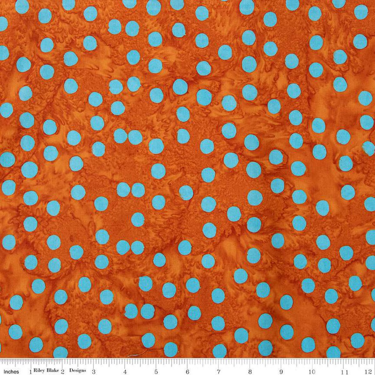 Fabric Riley Blake Red Fox Polka Pop Elemental Batiks by the Quarter Yard BT21400-239