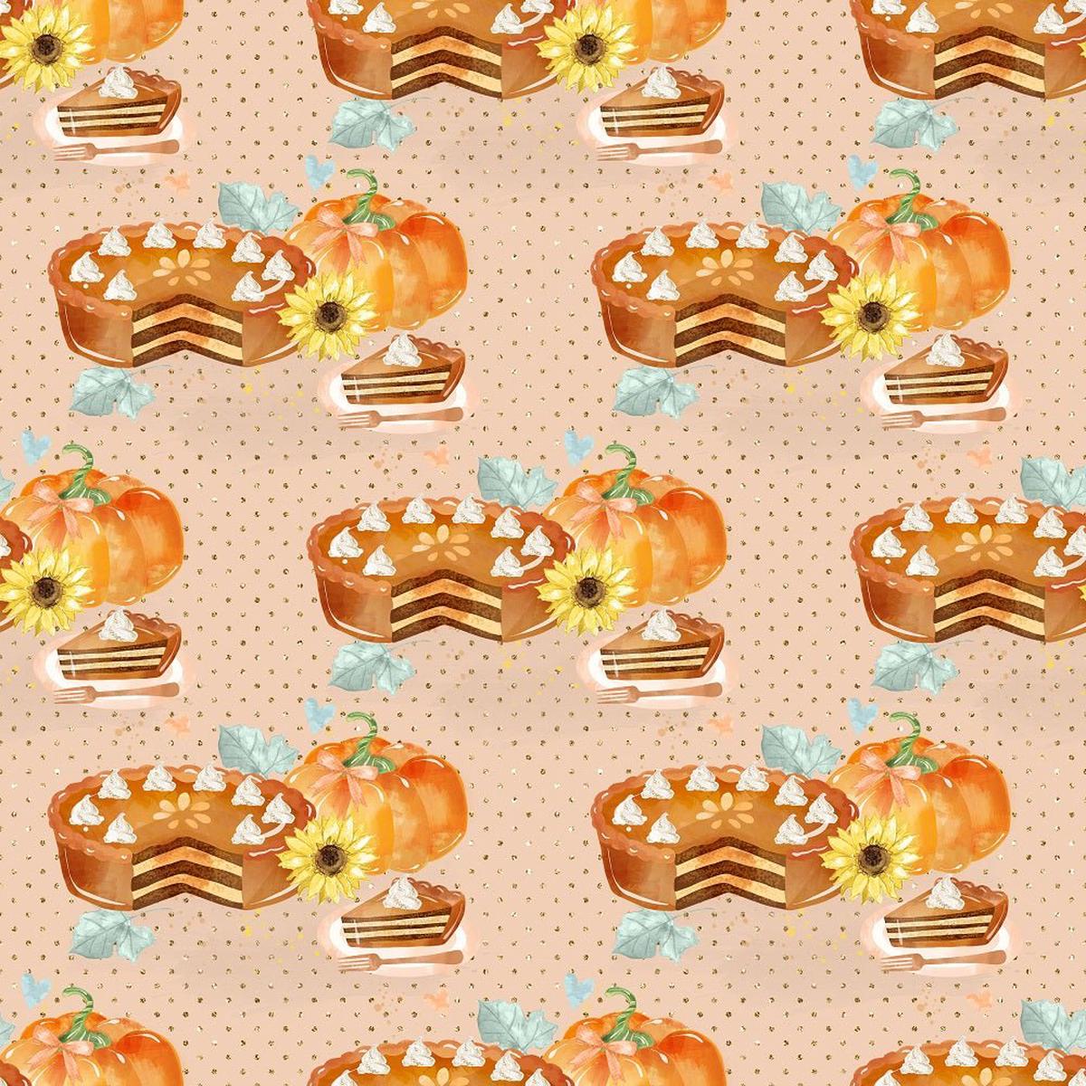 Pumpkin Pie Fabric - Tan