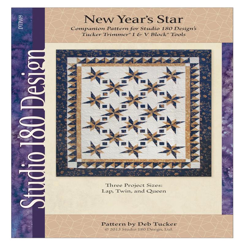Studio 180 Design New Year's Star Quilting Pattern DTP009