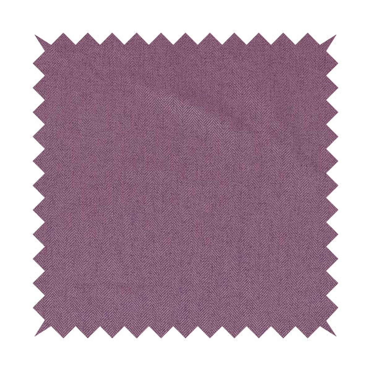 Aldwych Herringbone Soft Wool Textured Chenille Material Amethyst Purple Furnishing Fabric