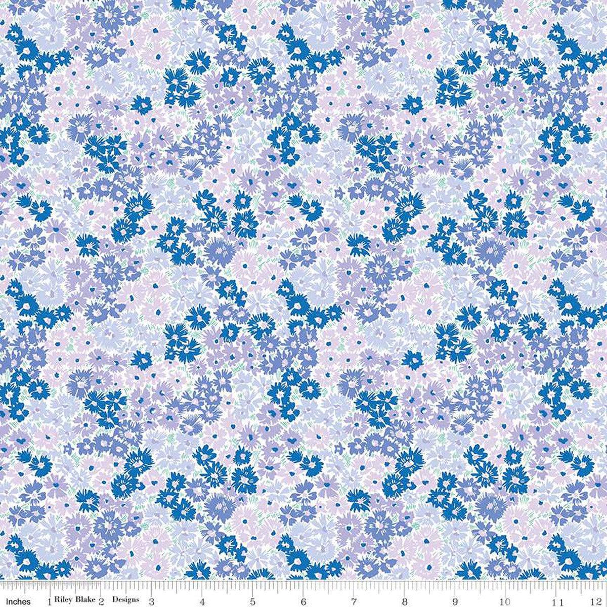 10" End of Bolt - SALE London Parks Kensington Confetti B 01666861B - Riley Blake- Floral Flowers - Liberty Fabrics- Quilting Cotton Fabric