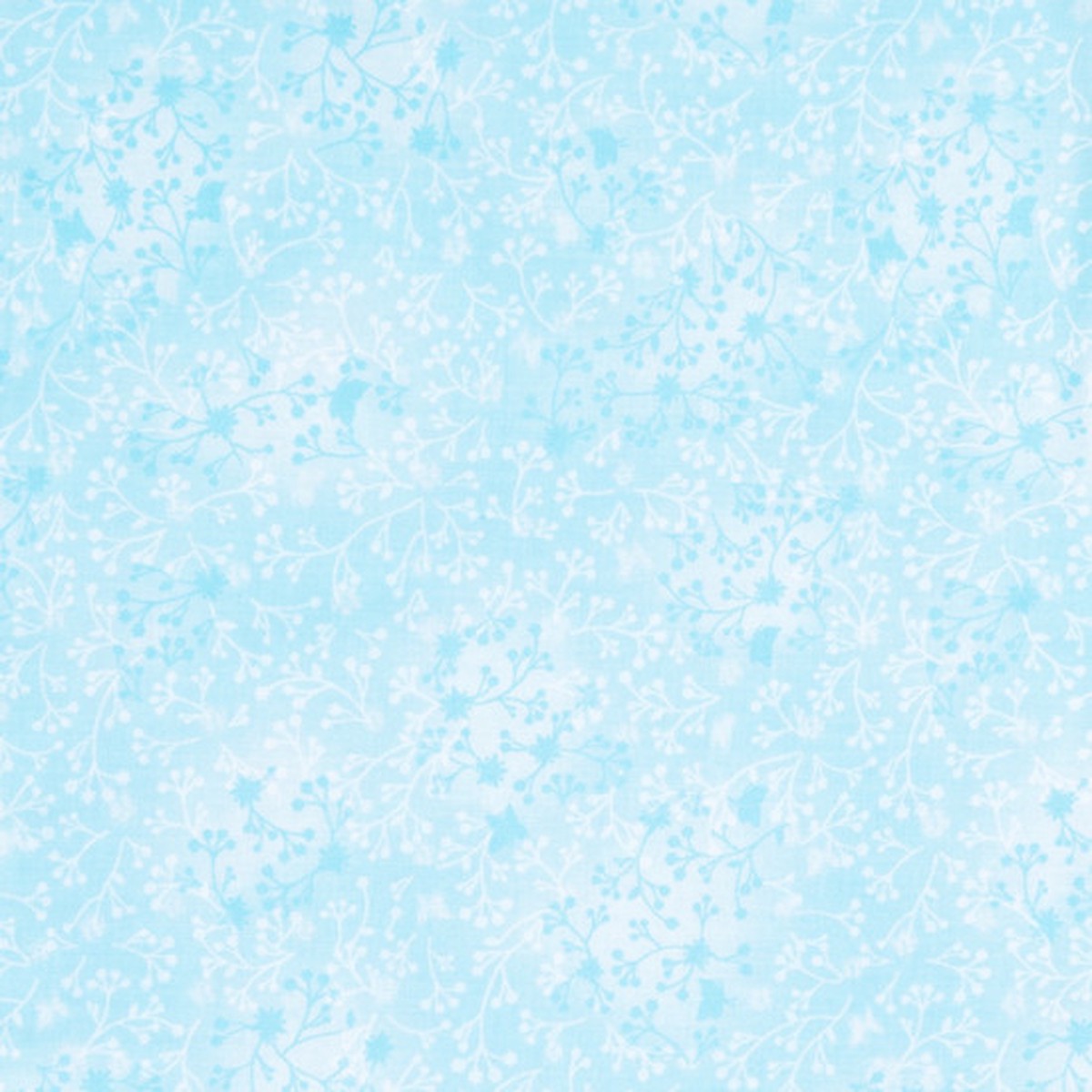 Cotton Flutter Aqua - 100% Cotton