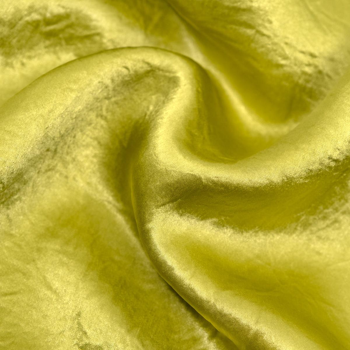 Crushed Satin - Limeade