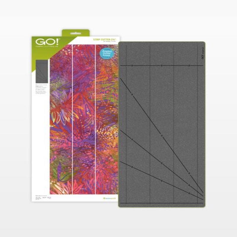 AccuQuilt GO! Strip Cutter 2 3/4" (2 1/4" Finished) 3 Strips Die 55489