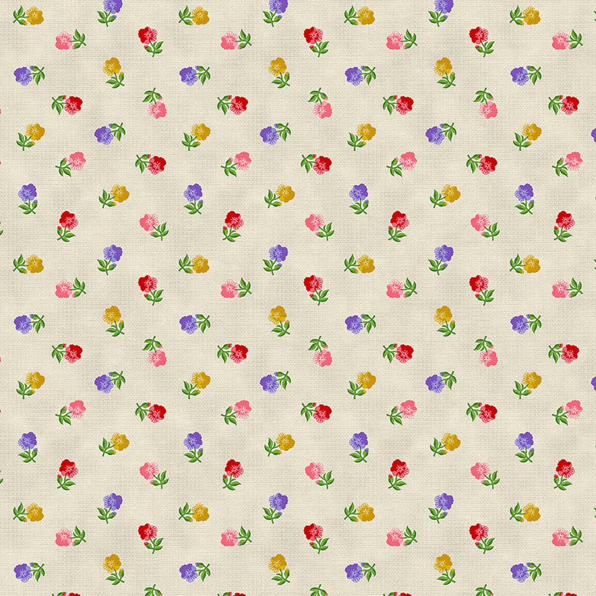 Big Blooms - Multi - Cotton Sateen - 118"