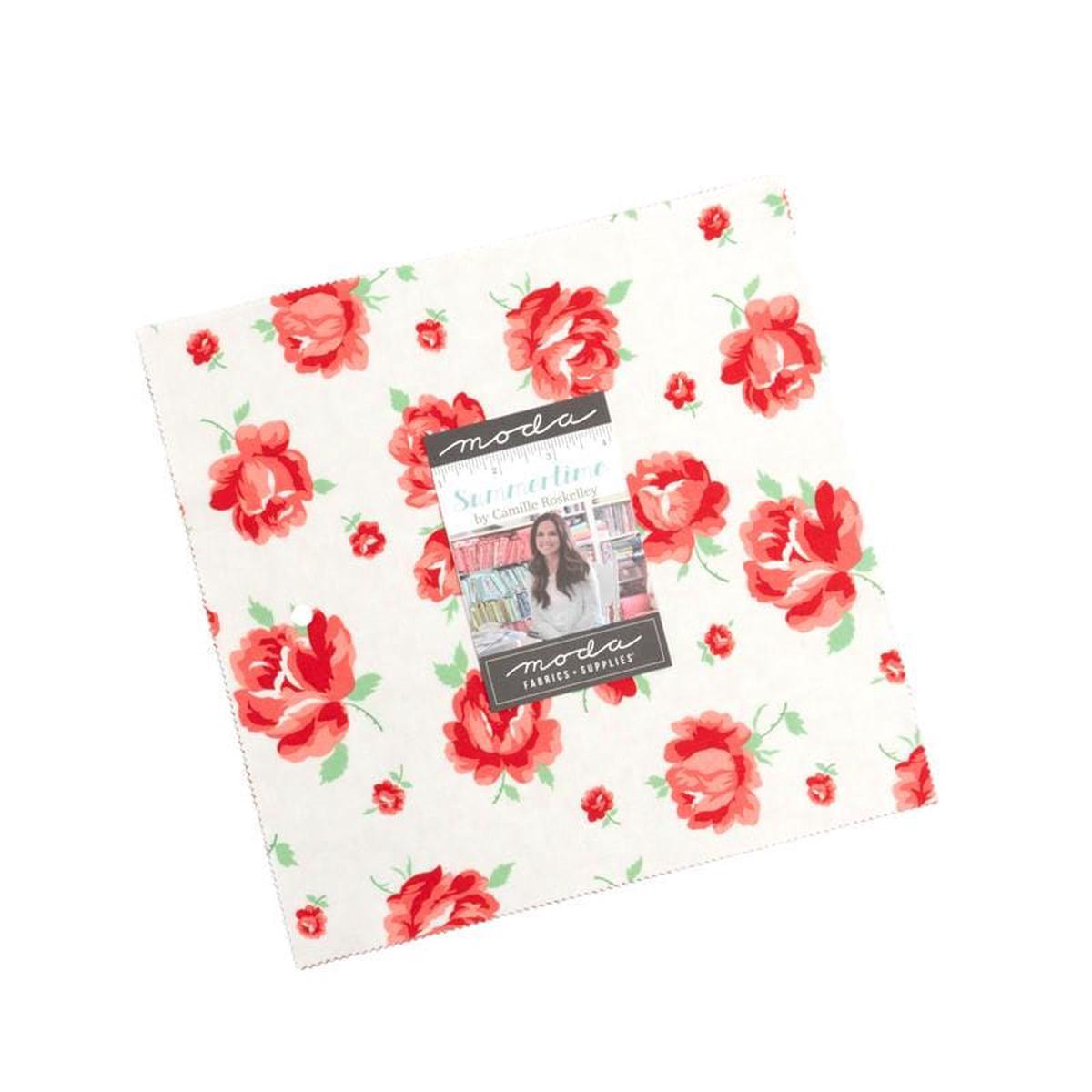 SALE Summertime Layer Cake 10" Stacker Bundle - Moda Fabrics - 42-Piece Precut - Quilting Cotton Fabric