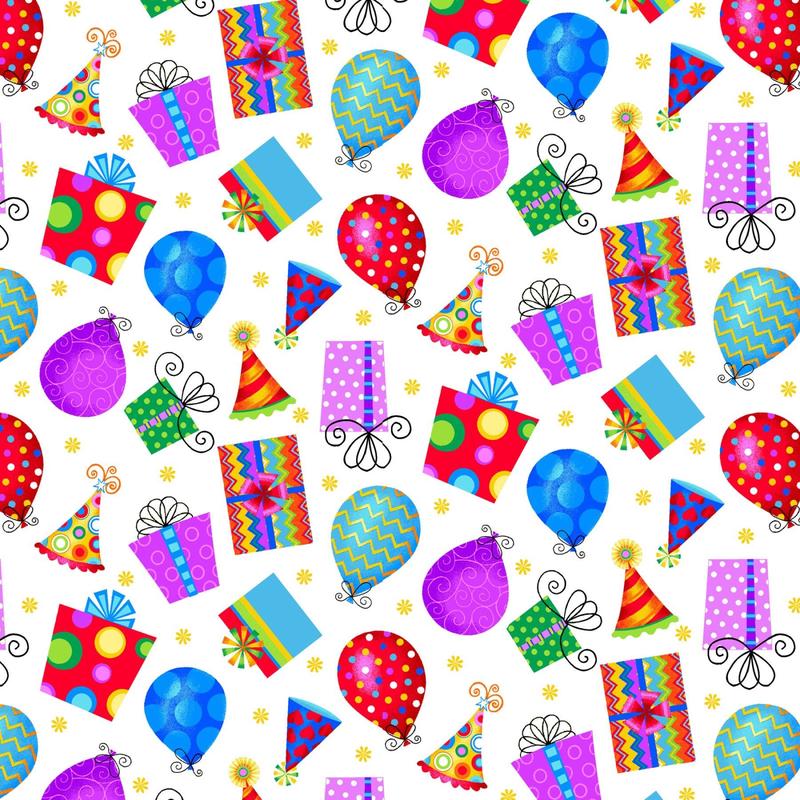 Party Time White Multi - (2)
