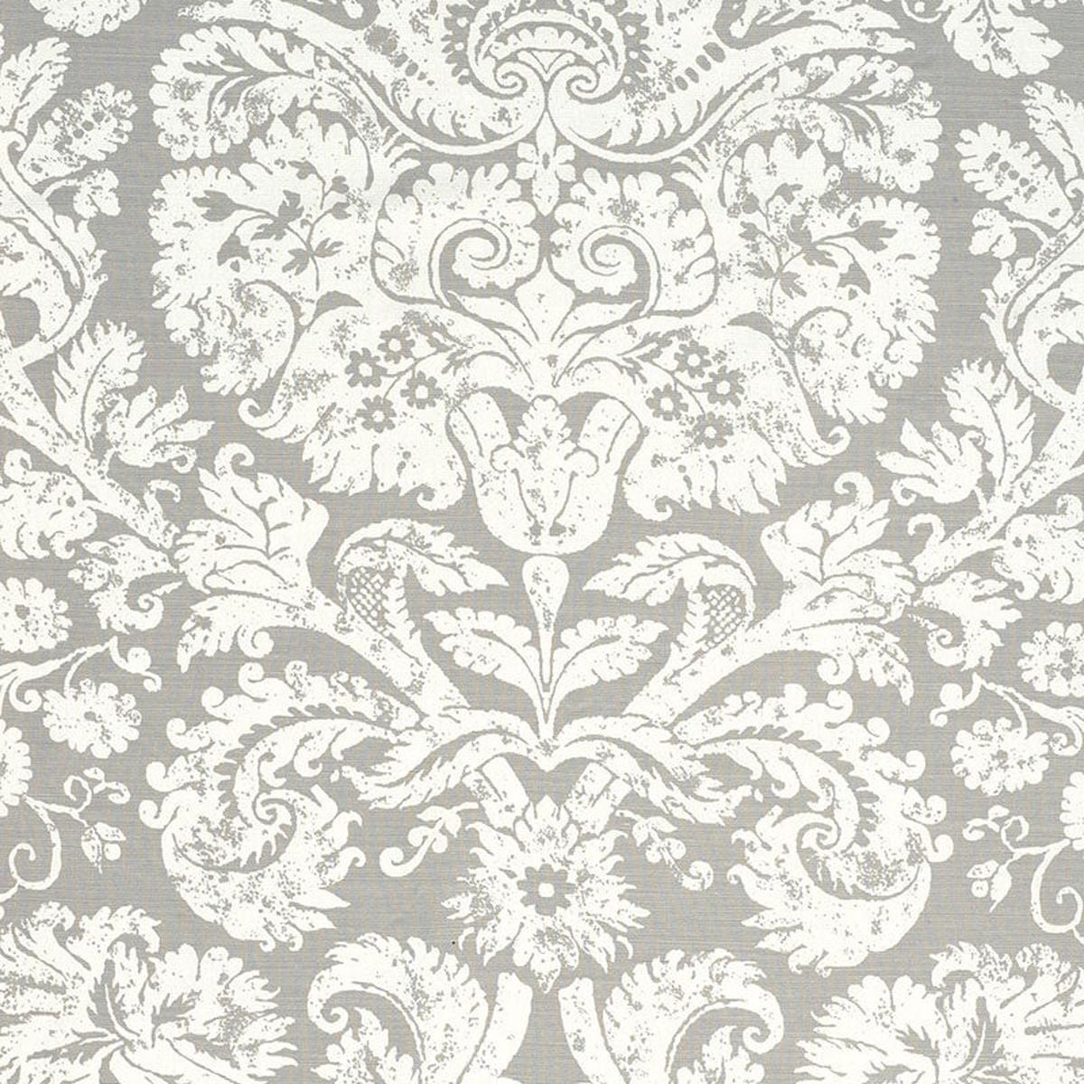 Barresa Damask Pearl Fabric