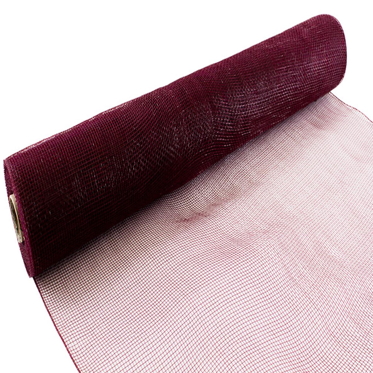 Deco Mesh 53cm x 9.1m (10yds) - Burgundy