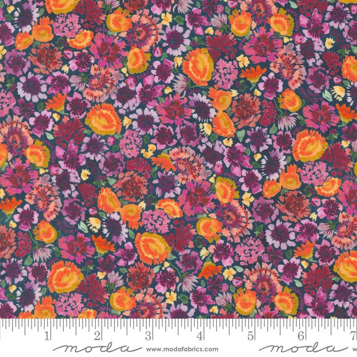 Autumn Daze in Midnight Floribunda (14 yard)