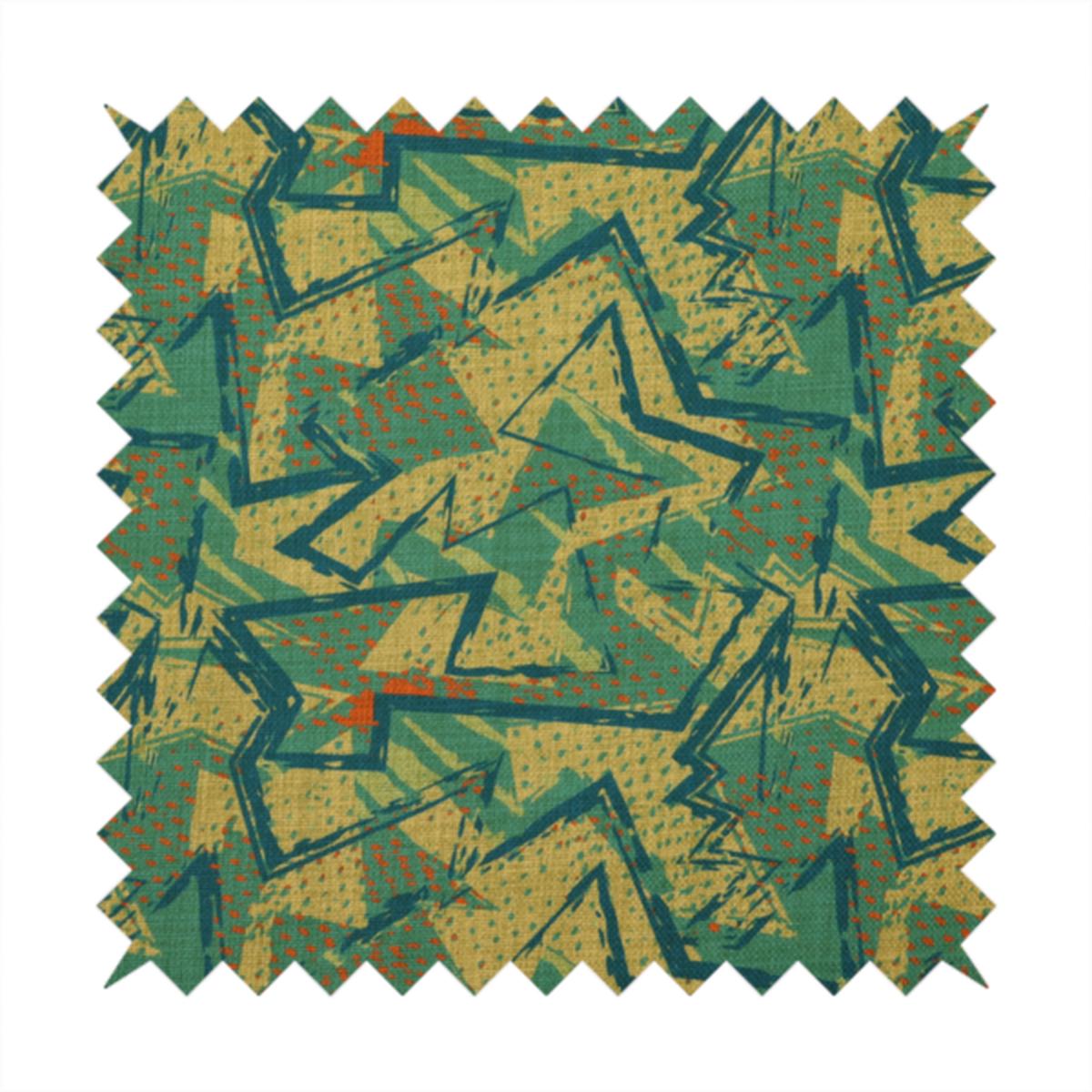 Abstract Shard Geometry Upholstery Fabric DP-295