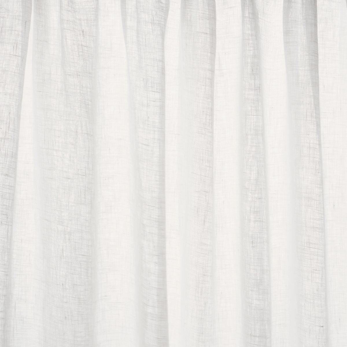 Aya Sheer White Fabric