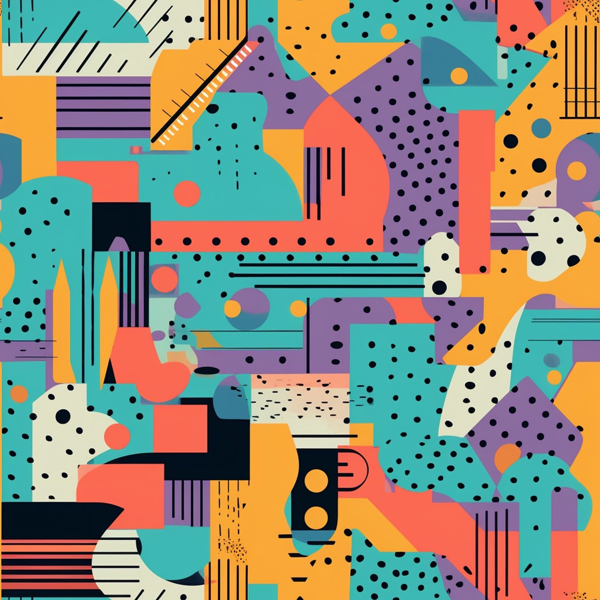 Groovy Boho Hippie Pattern 11 Quilting Cotton Fabric
