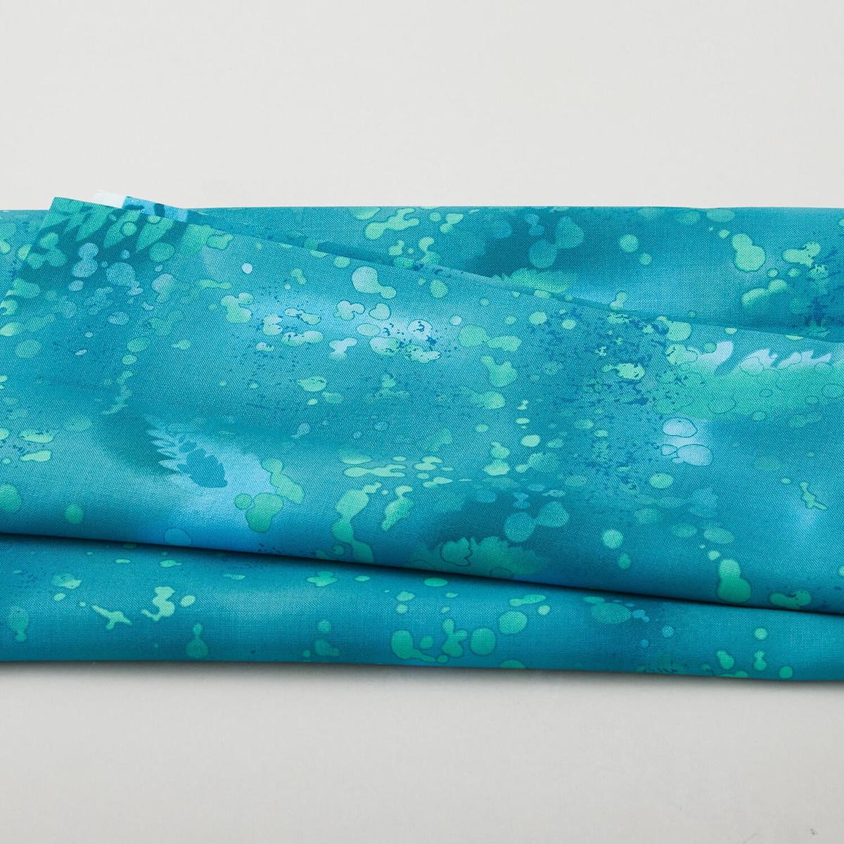 Fossil Fern - Blue Lagoon 2 Yard Cut