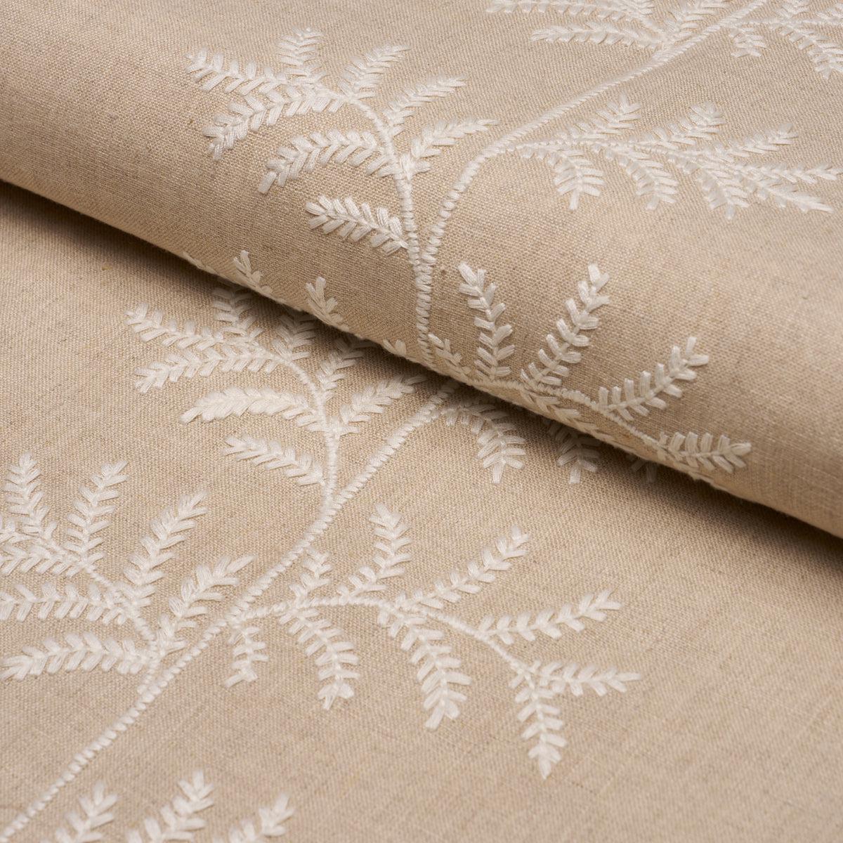 SCHUMACHER NEW TRADITIONAL ELOISE EMBROIDERY WOVEN WOVEN NATURAL - 85631