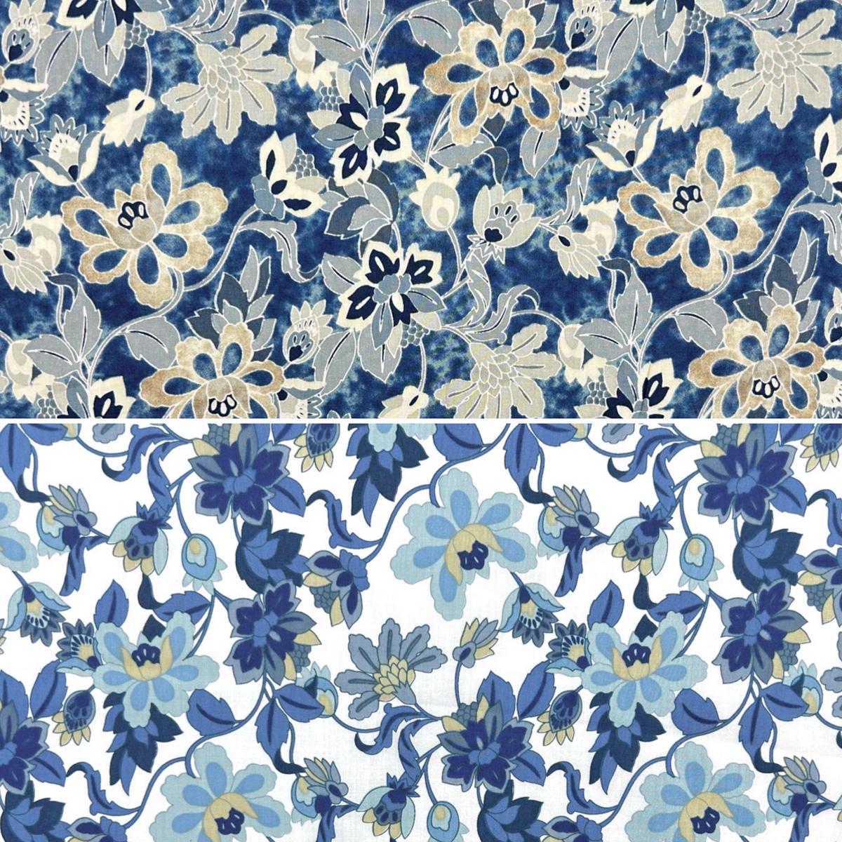 Starlit Floral Pima Cotton Lawn Fabric