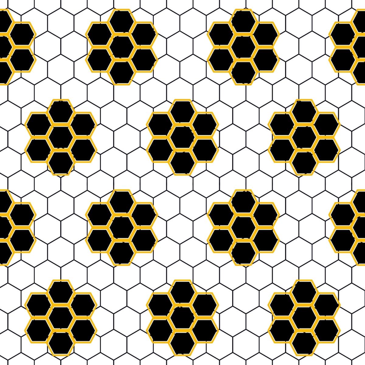 Bumble Bee Pattern 11 Quilting Cotton Fabric